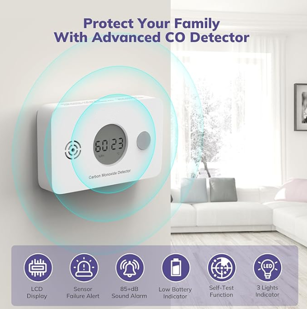 3-in-1 Carbon Monoxide Detector